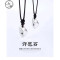 香港s925银许愿石情侣项链太阳月亮女吊坠男项链气质纯银 男款太阳11克