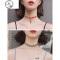 吊坠项链女潮网红气质小众设计锁骨链项圈冷淡风短款颈带脖子饰品_1 7#五角星