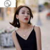 巴洛克之光纯银饰品水晶吊坠项链韩国锁骨链女项链 套餐：AB彩（配大号水晶耳环）