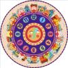 现代简约圆形地毯儿童衣帽间客厅卧室床边转椅机洗电脑椅地垫_538_505 直径1.2米圆 蓝鲸世界