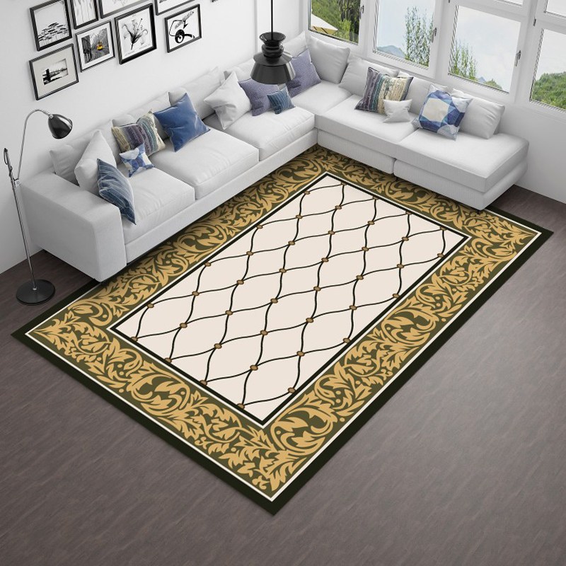 现代简约艺术抽象客厅地毯北欧式茶几卧室满铺定制长方形超大地毯_2_310 160×230送门垫 美式地毯