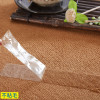 简约现代垫子地垫珊瑚绒出租房改造卧室床边满铺客厅茶几地毯_447 2x1.4米 天蓝色
