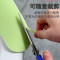 VIERUODIS润硕马桶垫【可水洗】通用马桶贴无痕静电粘贴家用马桶坐垫水晶绒 粉色（2对装）仙人掌（加大款）