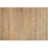 塞尚环保手工编织麻地毯北欧客厅茶几书房卧室床边地垫定制_629 160cm&times;230cm 黄麻本色
