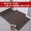 进地垫纯色简约家用厅地板脚垫防滑可剪定制卧室客厅入户地毯_2 免费定制，请联系客服 纯色进门垫-咖色