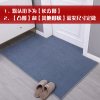 进地垫纯色简约家用厅地板脚垫防滑可剪定制卧室客厅入户地毯_2 150*160cm 纯色进门垫-浅灰