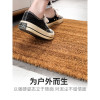 环保椰棕户外大口地垫进垫入户蹭脚垫家用厅地毯_3 60x90cm【素色款】 椰棕-爱满屋