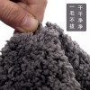 进地垫垫浴室防滑垫家用客厅地毯卫生间吸水防滑脚垫子纯色_2 60x90cm 灰色超柔灰色