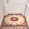 入户地垫垫进踩脚垫子可裁剪口家用欧式客厅厨房地毯卧室_1_187 0.6&times;0.9米（支持裁剪，可定制） 乳白色欧式白花