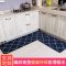 厨房地垫防滑防油家用长条脚垫耐脏地板垫子吸水吸油防水厨房地毯_4 50*200cm 网格藏青