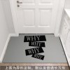 简约入户地垫家用脚垫进厅地毯垫口防滑垫定制家用垫子_1_309 尺寸定制（50元/平米） 浅绿色BIGFISH