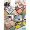 现代客厅拼接地毯加厚榻榻米地垫家用房间满铺地板垫子卧室床边毯_314 九块装（180*180cm)送魔术贴 企鹅小妹KTPK04