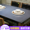 圆桌垫桌面垫子透明水晶板软玻璃磨砂餐桌隔热垫pvc桌布防水防烫_1_937 60圆形 波斯菊1.0