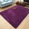 简约现代毛绒沙发茶几地垫北欧地毯客厅卧室家用地板垫房间床边毯_289_122 100*200cm【柔·密·零甲醛】 深紫