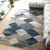 客厅地毯茶几毯美式风格家用简约现代欧式简欧沙发地毯客厅茶几毯_1 200*290cm加大号 梦菱形