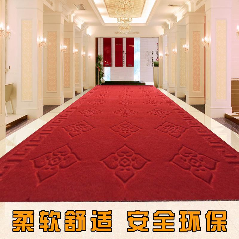 可裁剪PVC复合地垫蹭脚垫防滑垫垫子走廊过道防滑电梯红地毯定做_3_179 120*200cm 大红桃心