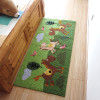 多彩手绣脚垫防滑垫美丽儿童地毯地垫卫浴卧室垫_1 提示：都是1片的价格 ML绿色欢乐小马驹－床边毯