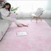 北欧ins地毯客厅茶几卧室满铺房间网红床边毛毯地垫家用_495_640 100x160cm 扎染少女粉