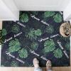 北欧ins入户口地垫进脚垫家用玄关入地毯可裁剪丝圈垫_3 45*75cm【常规压边】 紫语叶