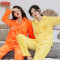 南极人NanJiren睡衣女冬季加厚韩版开衫长袖大码家居服保暖套装T2009 粉色兔萝卜 L