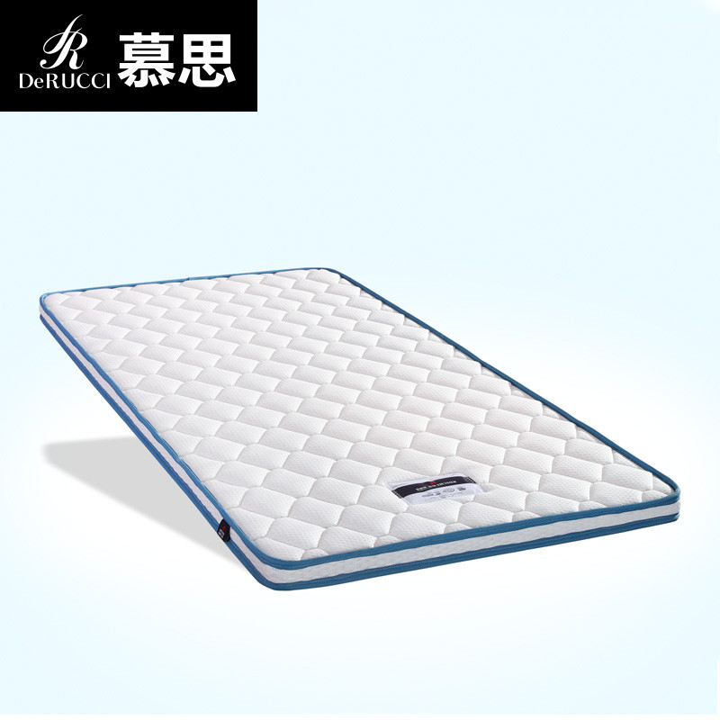 【店长推荐】慕思床垫环保棕垫偏硬护腰椎椰棕床垫1.2米1.5m棕榈防螨薄垫 90*200*5cm