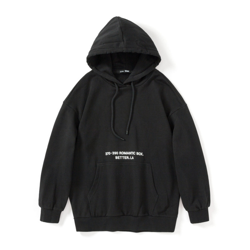 Semir森马2020年春季上新女卫衣12019160223 180/100A/XXXL 黑色9000