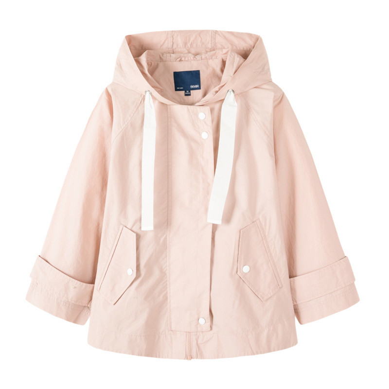 Semir森马2020年春季上新女短外套13019090075 175/96A/XXL 粉红6002