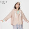Semir森马2020年春季上新女短外套13019090075 175/96A/XXL 粉红6002