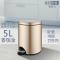 脚踏式垃圾桶脚踩可定盖办公室家用送礼厨房卫生间_668 12升直立定盖珍珠白