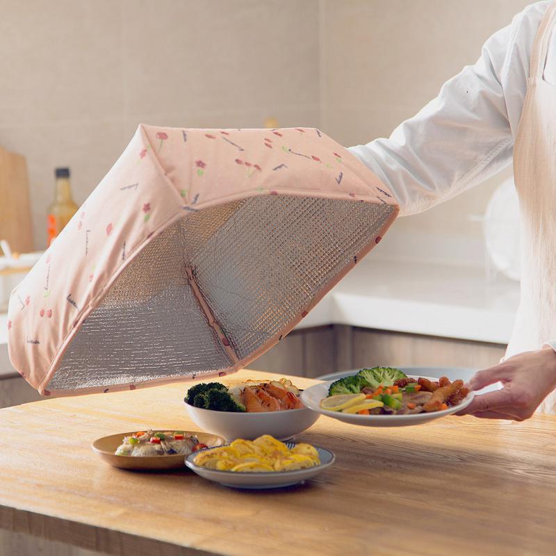 家用饭菜保温罩盖菜罩菜罩子食物防尘罩折叠餐桌罩冬季保温饭菜罩_70
