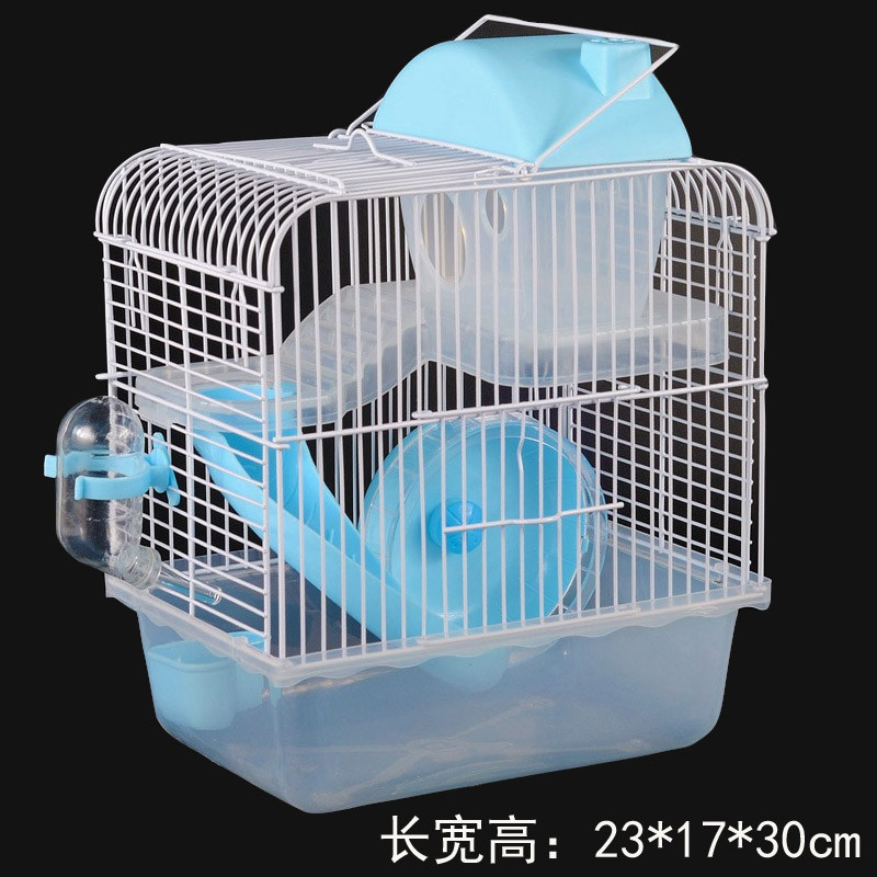 仓鼠笼子送礼包47基础笼亚克力金丝熊别墅小仓鼠大双层齐全窝_759 水晶小城堡