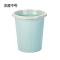 优思居带压圈分类垃圾桶家用厨房卫生间客厅卧室大号垃圾篓垃圾筒_2_419 淡蓝中号