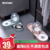 猫碗猫食盆猫碗双碗非陶瓷自动饮水机保护颈椎宠物碗猫咪用品 收藏加购优先发货（猫狗通用） 自动续水双碗蓝色（升级款）
