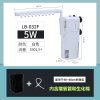 乌龟龟缸鱼缸雨淋式养鱼过滤器免换水内置三合一净水低水位循环泵 默认尺寸 白色款5W350L/H