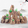 生态鱼缸造景套餐假山摆件装饰品小型创意水大型缸大号松皮石_2 默认尺寸 普通款-小号