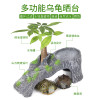 养龟的专用缸养乌龟缸龟生态玻璃水陆金鱼缸小型免换水别墅箱家用_1 默认尺寸 小号裸缸（送礼包）