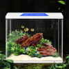 家庭免换水自循环生态养金鱼缸小型桌面宿舍水族馆箱智能家用自动_1 默认尺寸 YGR-400【山高水长】送礼包