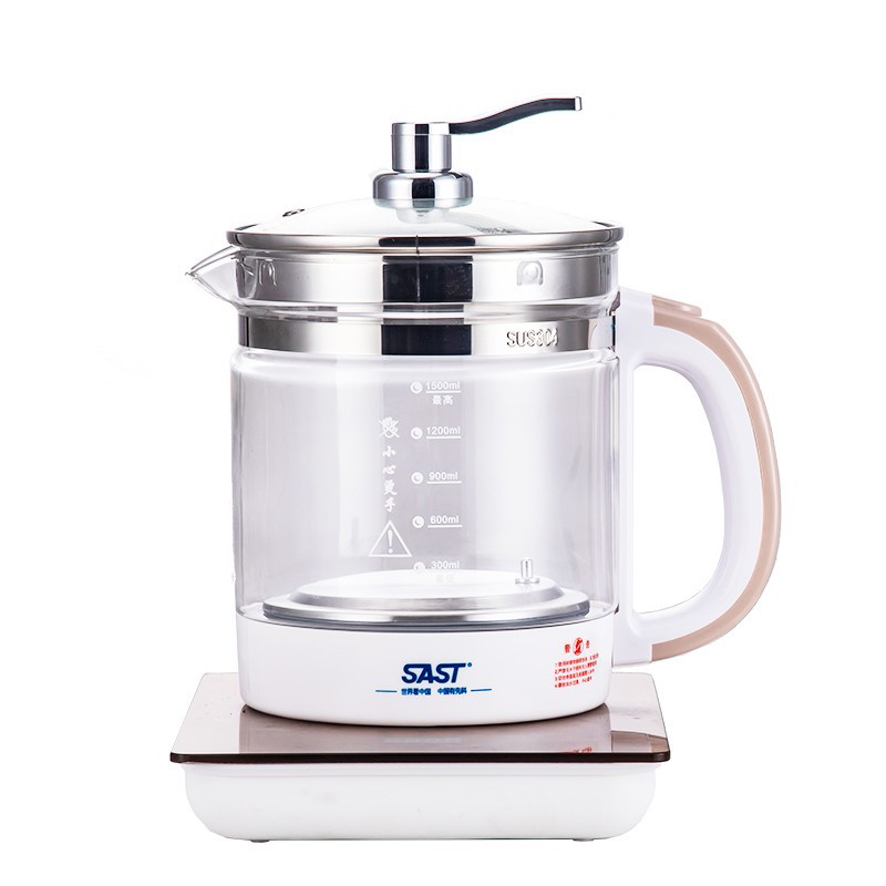 先科SAST XH-810A 电水壶 1.5L花茶壶 智能感温800W多功能茶壶可立式提手 （单位：件）