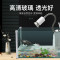 玻璃乌龟缸家用水陆缸带晒台别墅小大型鱼缸龟鱼混养缸乌龟专用缸_2 默认尺寸 鱼龟混养缸（42*25*20）套餐三