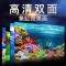 鱼缸壁纸背景纸画高清图3d鱼缸装饰品背景画双面造景珊瑚石背景板_2 默认尺寸 60高102长