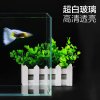 鱼缸小型超白玻璃热带水族箱长方形生态水缸中型客厅金鱼缸_3 默认尺寸 500超白裸缸
