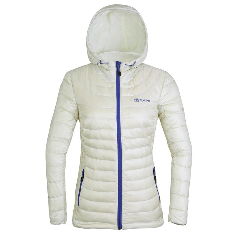 探路者（TOREAD）户外运动男女保暖羽绒服HADF91051/91091/92060/92092 HADF92092-G31X/象牙白（女） L