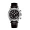 浪琴(Longines) 瑞士自动机械男表经典复刻L2.745.4.53.4 三眼多功能腕表41mm 黑色