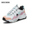 斯凯奇（SKECHERS）女鞋熊猫鞋复古厚底老爹鞋休闲鞋运动鞋12955 12955-WPKB（女） 8.5（38.5码）