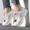 斯凯奇（SKECHERS）女鞋运动鞋厚底熊猫鞋老爹鞋复古时尚透气休闲鞋66666207 66666207-WLPK（女） 8.5（38.5码）