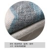 北欧客厅防晒窗帘半遮光阳台落地窗帘简约现代拼色棉麻布文艺窗帘_2 宽1.3高1.8挂钩【高度免费裁剪】 加厚十字白纱