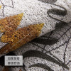 北欧垫ins家用丝圈垫踩脚垫防滑厅地毯玄关除尘蹭脚垫 60cm*90cm 亚丁黑丝圈地垫