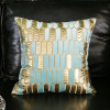 ins北欧风格抱枕客厅沙发靠垫正方形网红款靠枕套毛球不含芯靠背 45*45（单独枕套） 灵犀金币抱枕