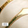 ins北欧风格抱枕客厅沙发靠垫正方形网红款靠枕套毛球不含芯靠背 45*45（单独枕套+枕芯） 米白竖金抱枕