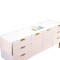 北欧电视柜套罩桌布布艺防水防烫加厚清新长方形客厅长条套装垫子 防水40*210cm 白格多肉盆栽电视柜盖布